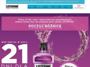 Listerine - profesjonalna ochrona zębów.